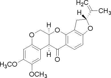 鱼藤酮 线粒体电子传输链复合体I抑制剂。强大的NADH氧化抑制剂。 95%